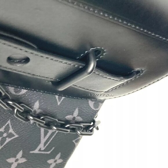 LOUIS VUITTON M44731 MonogramEclipse Steamer PM Bag Hand Bag - Picture 4 of 16